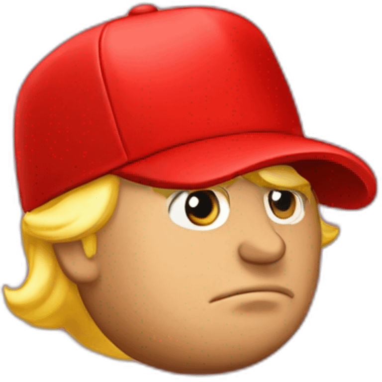 donald trump red hat emoji