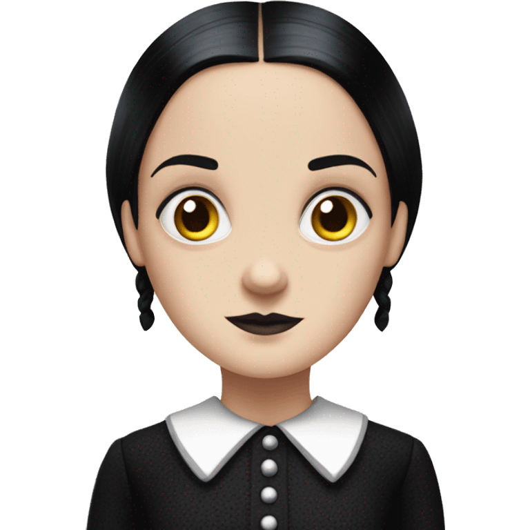 Wednesday Addams from The Addams Family emoji