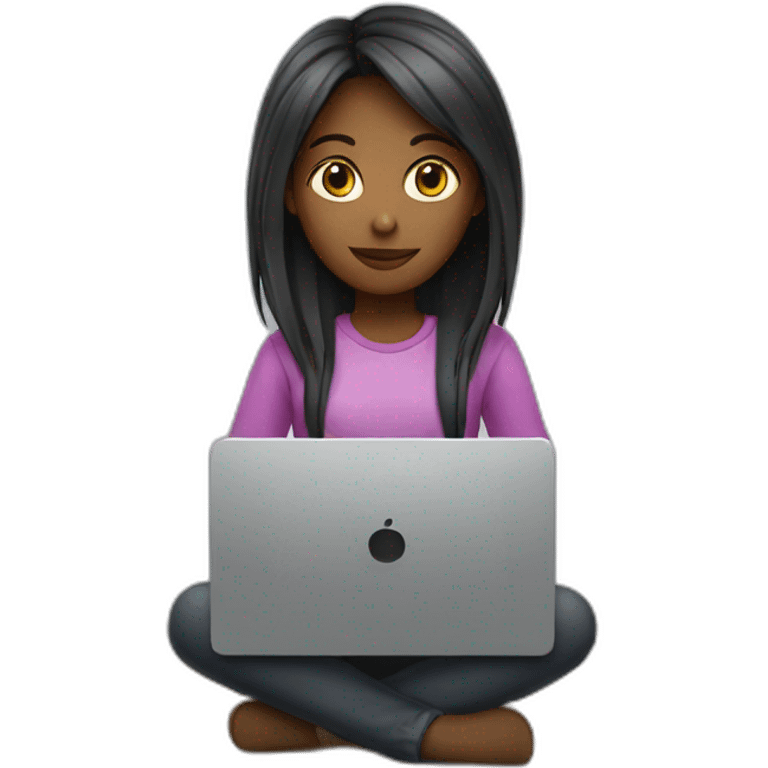 girl with laptop emoji