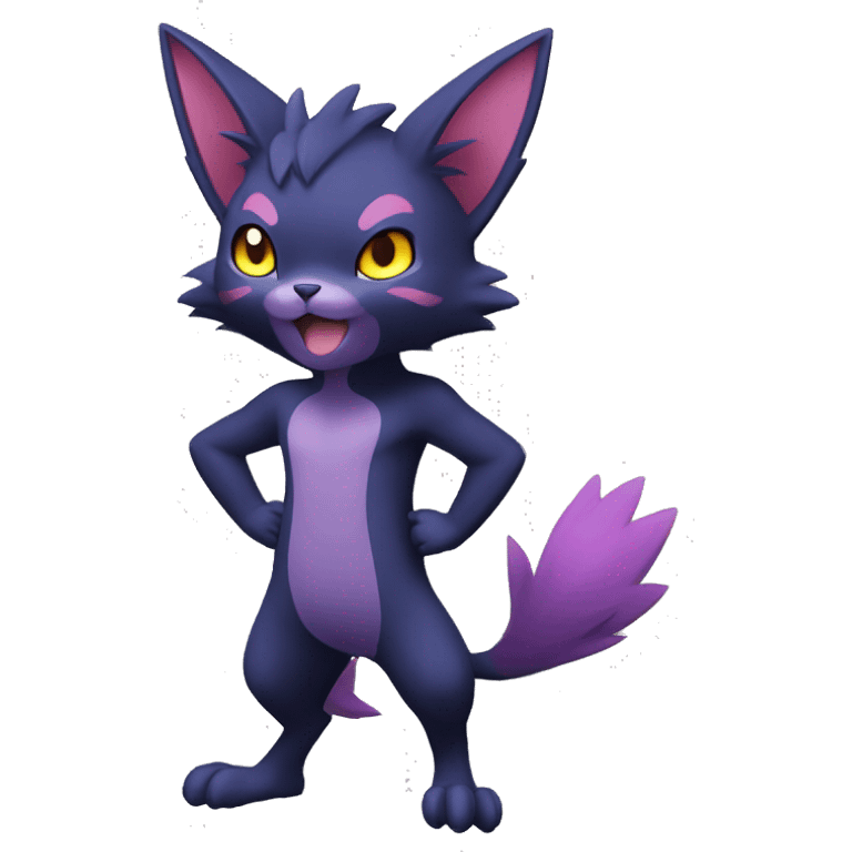 Noibat-Torracat-Zorua full body emoji