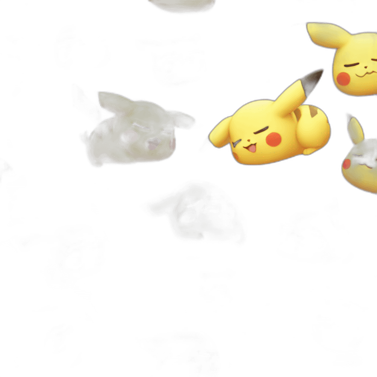 Pikachu sleep emoji