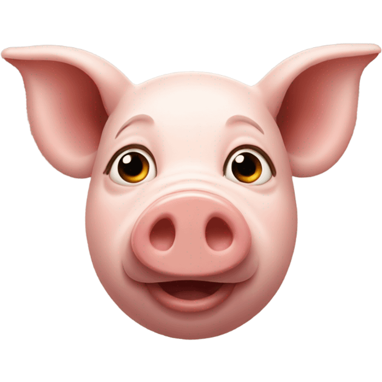 pig face emoji