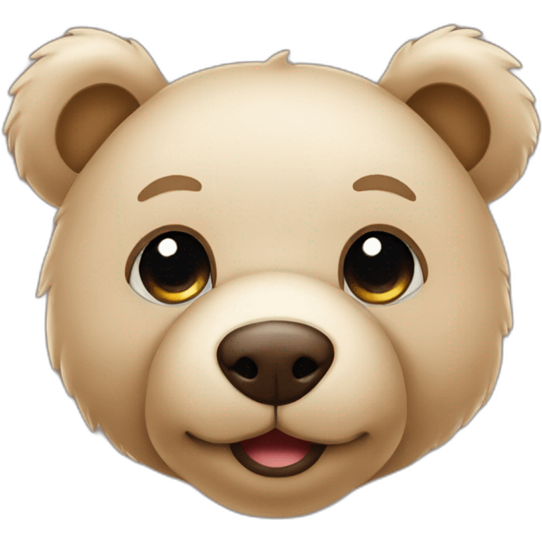 Teddy bear whith eyesheart emoji