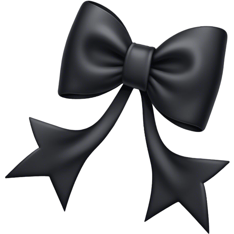 Black bow emoji