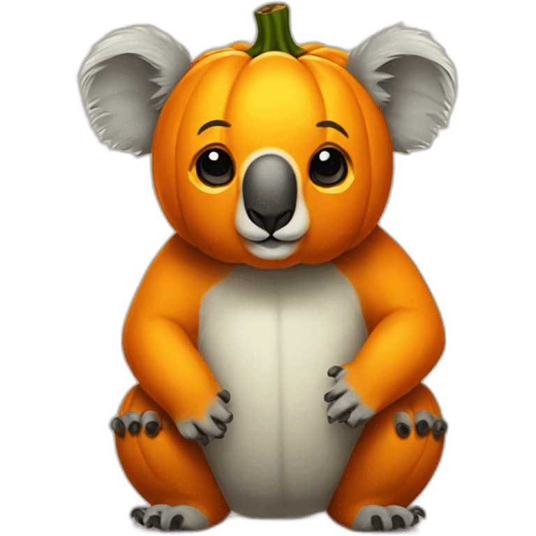 pumkin koala emoji