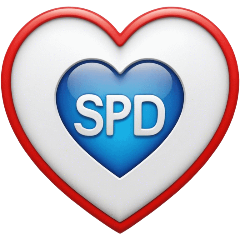 SPD Logo in a heart shape emoji