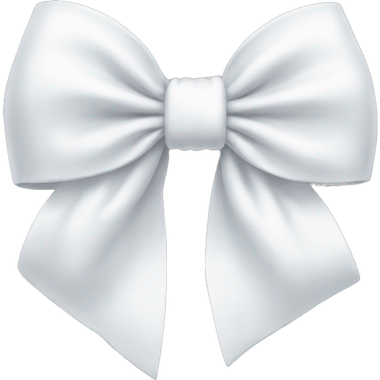 White bow emoji