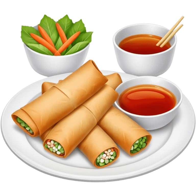 spring rolls  emoji