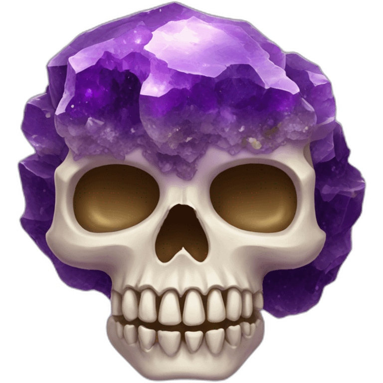 Purple Geode skull emoji