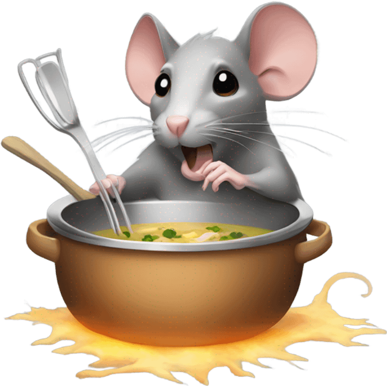 rat cooking soup emoji