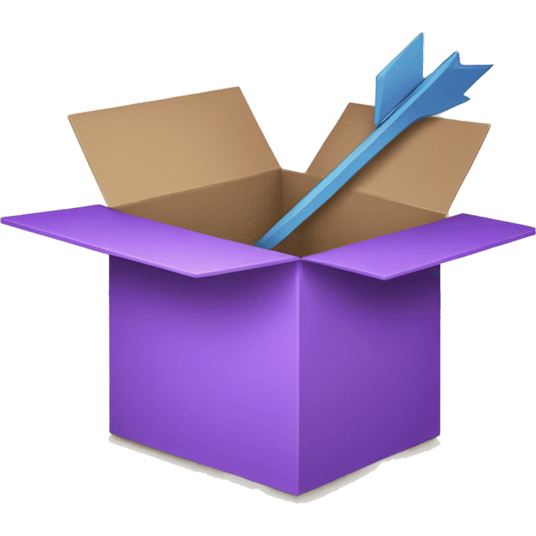 purple arrow in a box emoji