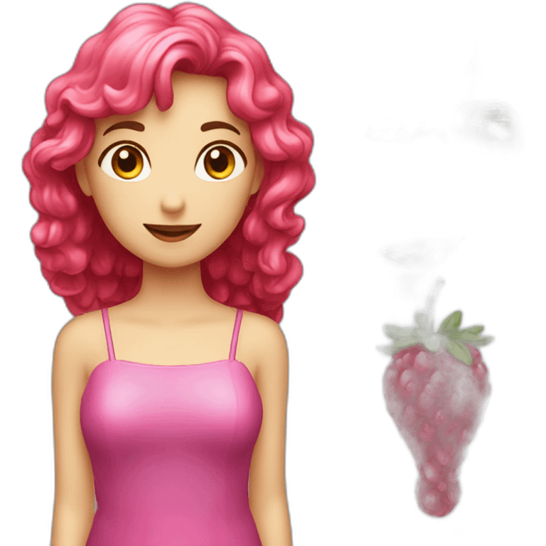 Fraise framboise myrtille emoji