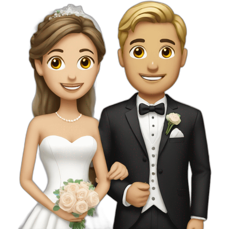 bride and groom emoji