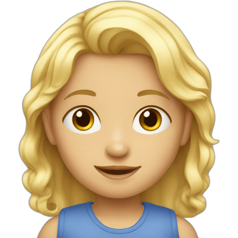 blonde child emoji