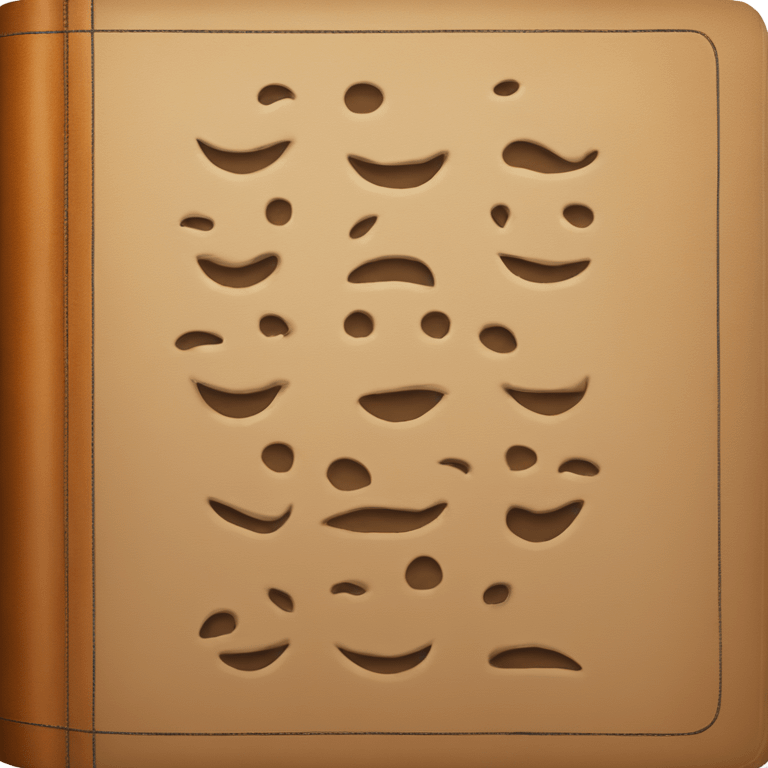 leather journal notebook emoji