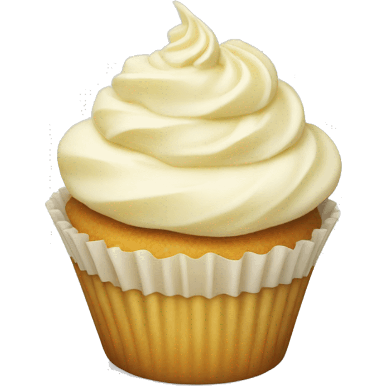 vanilla cupcake emoji