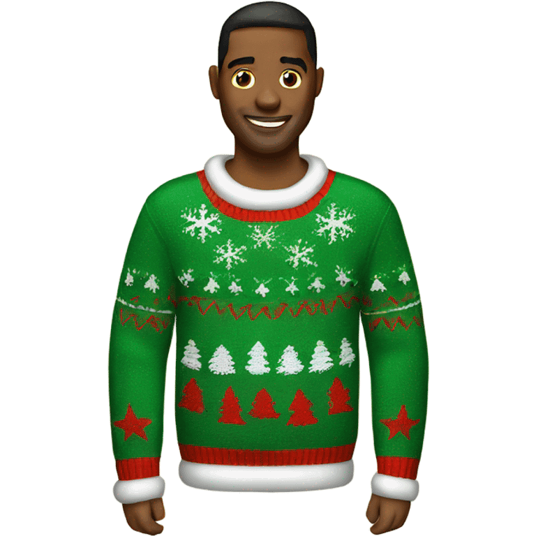 Realistic Ugly Christmas sweater emoji