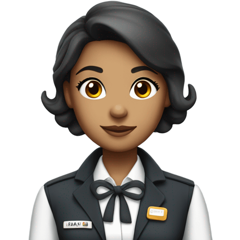 Flight attendant  emoji