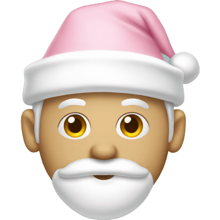 Light pink Santa hat  emoji