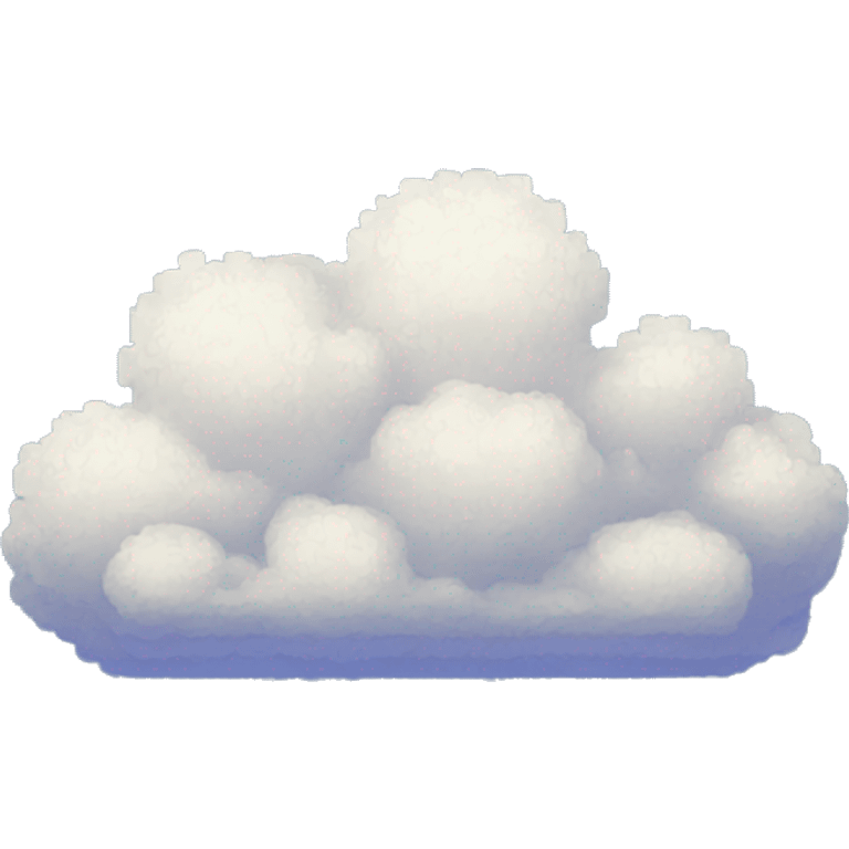 pixel art cloud emoji