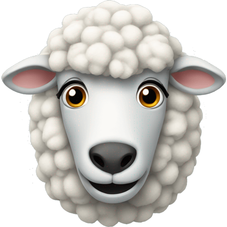 Frozen sheep emoji