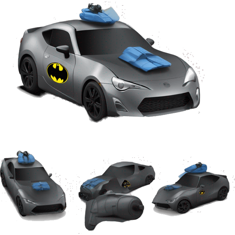 Armored with retractable shielding Batman’s car themed toy Scion FR-S  emoji