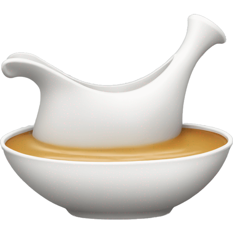 gravy boat filled with gravy emoji