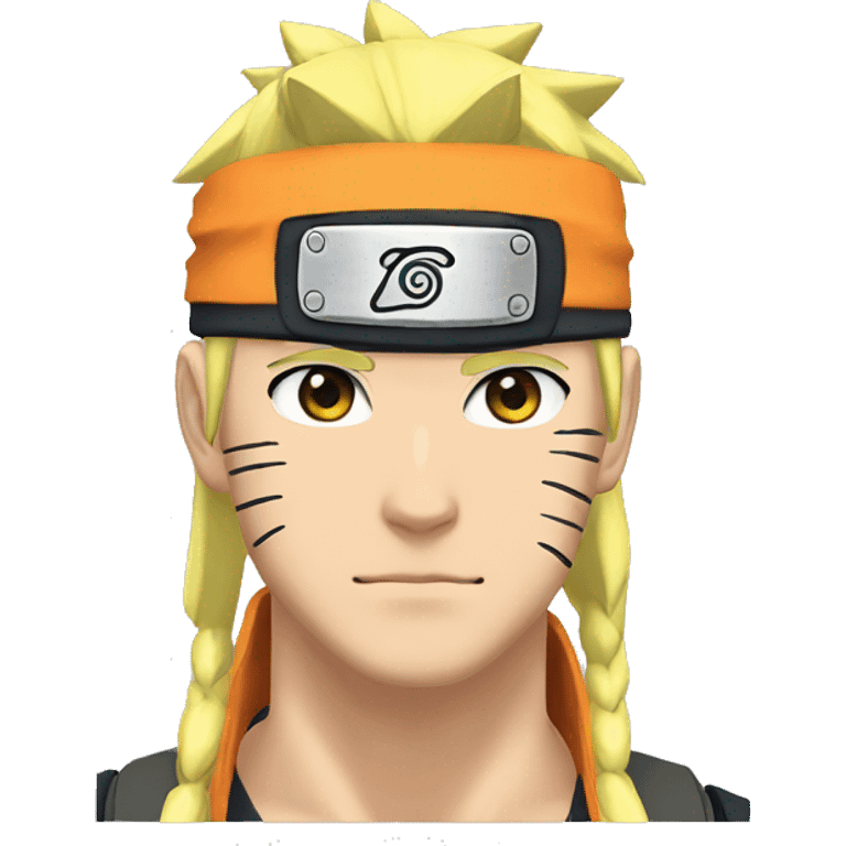 Naruto no forehead band emoji