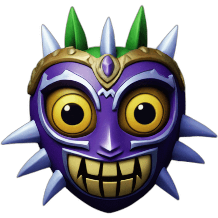 Majora’s mask from the Legend of Zelda emoji