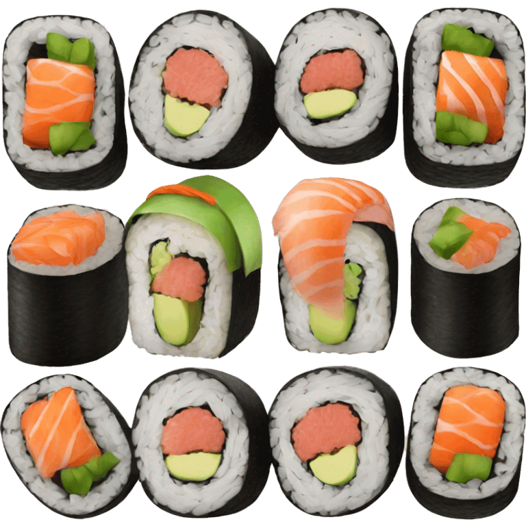 sushi roll party emoji