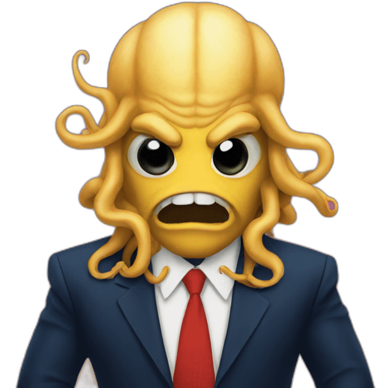 Trump as kraken emoji