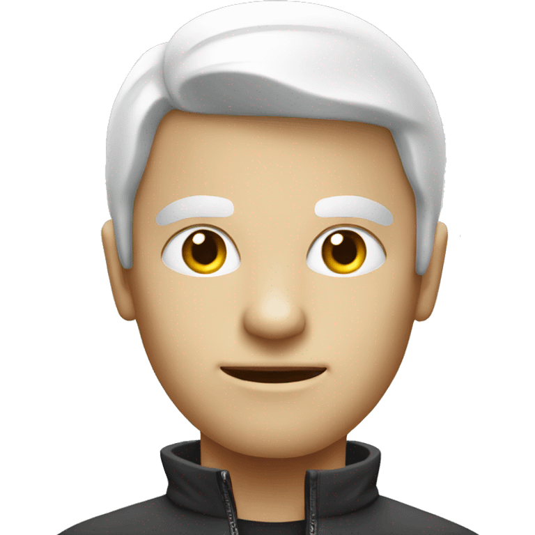 white head hacker emoji