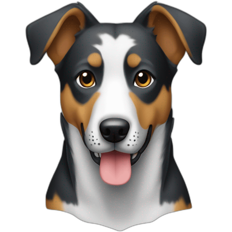 chien croisé staff et beauceron emoji