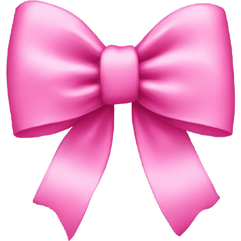 Pink bow emoji