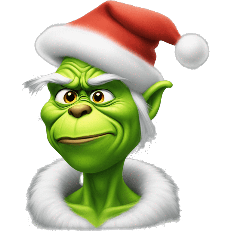 Bougie grinch emoji