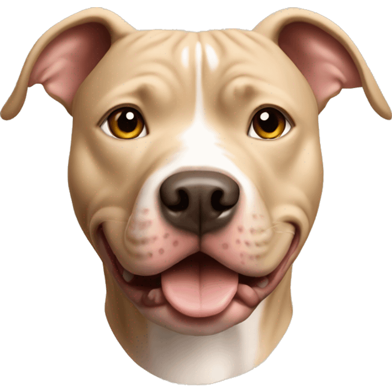 Beige pitbull emoji