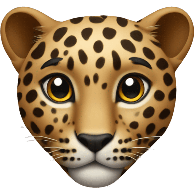 leopard heart  emoji