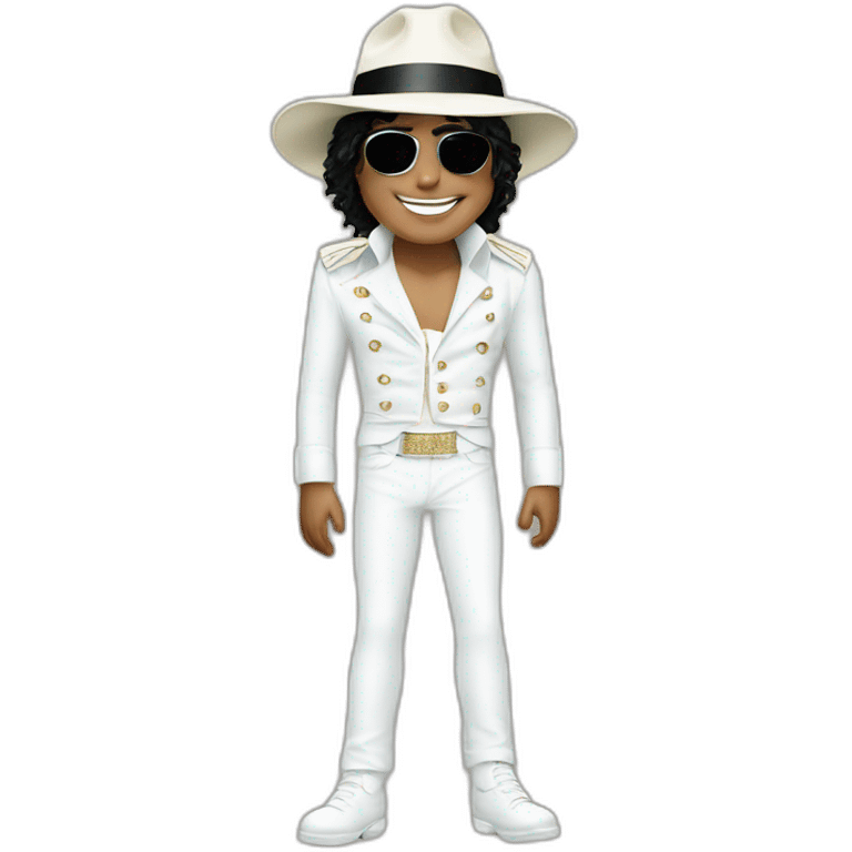 white Michael jackson emoji