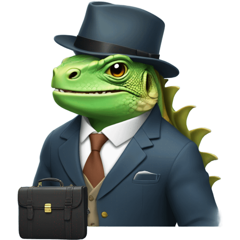 capitalist-iguana emoji