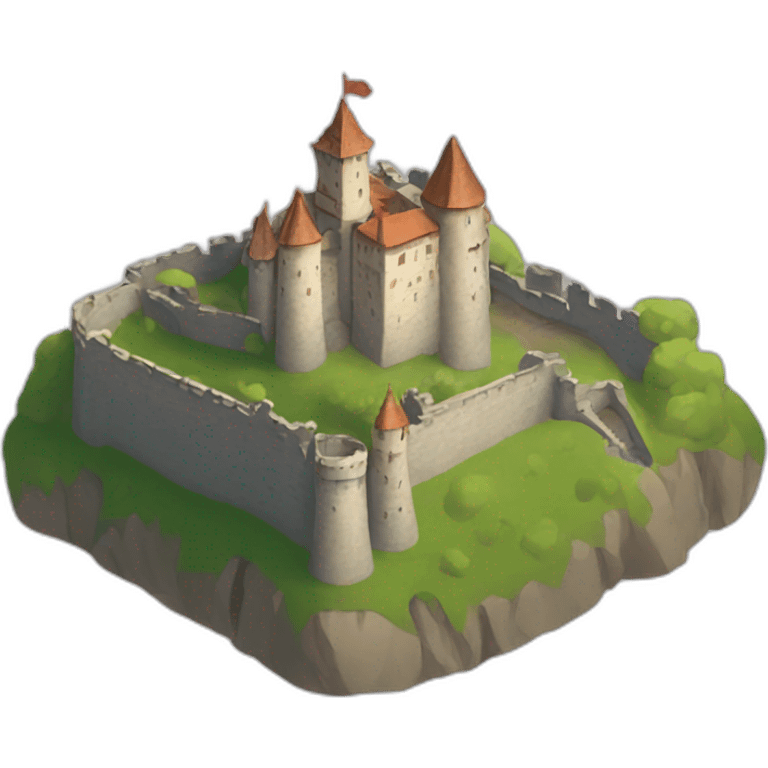 castle from Kadaň emoji