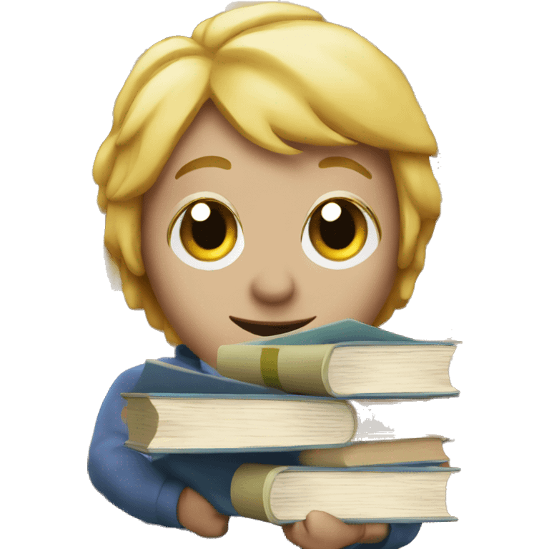 letter N using books emoji