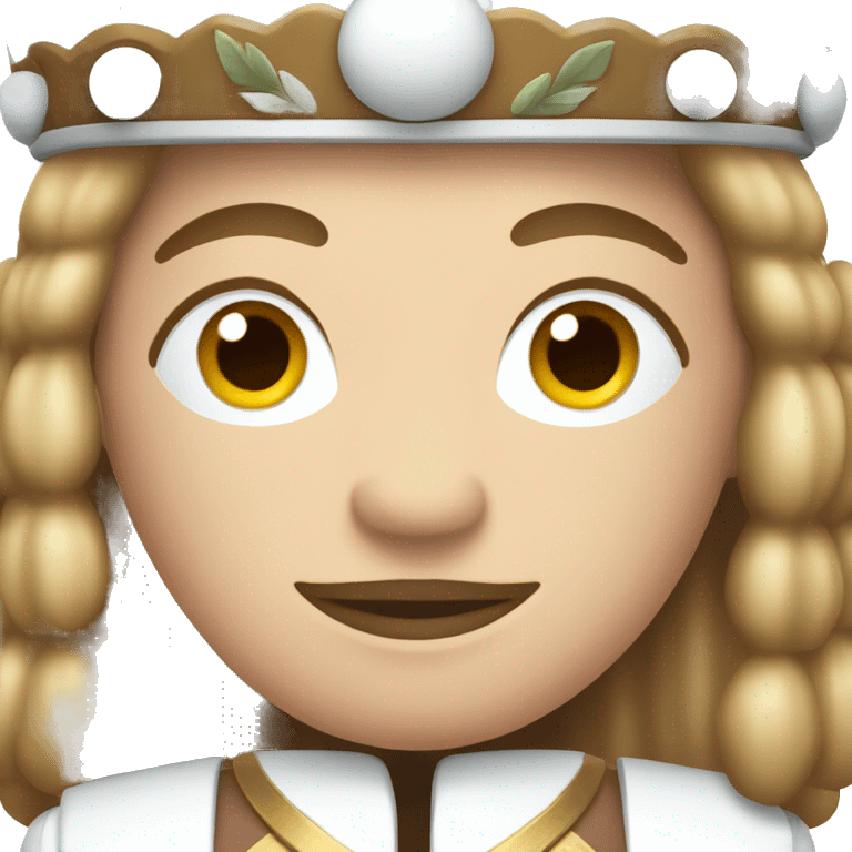 white and brown nutcracker emoji