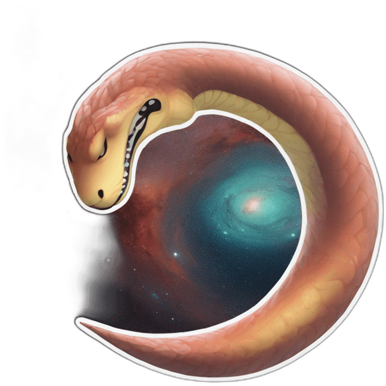 Ouroboros in space  emoji