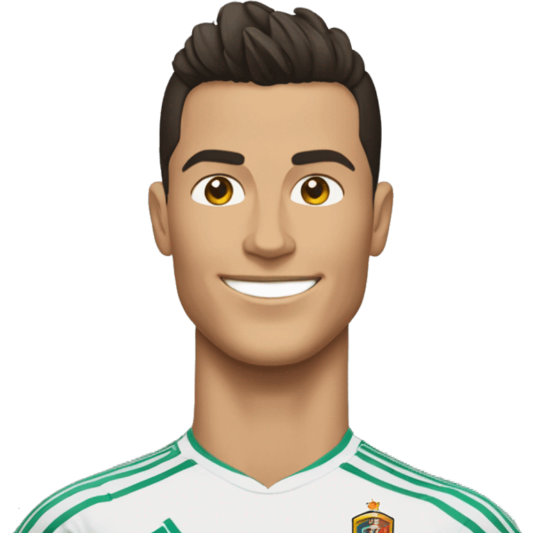 Cristiano Ronaldo con cara de enojado emoji