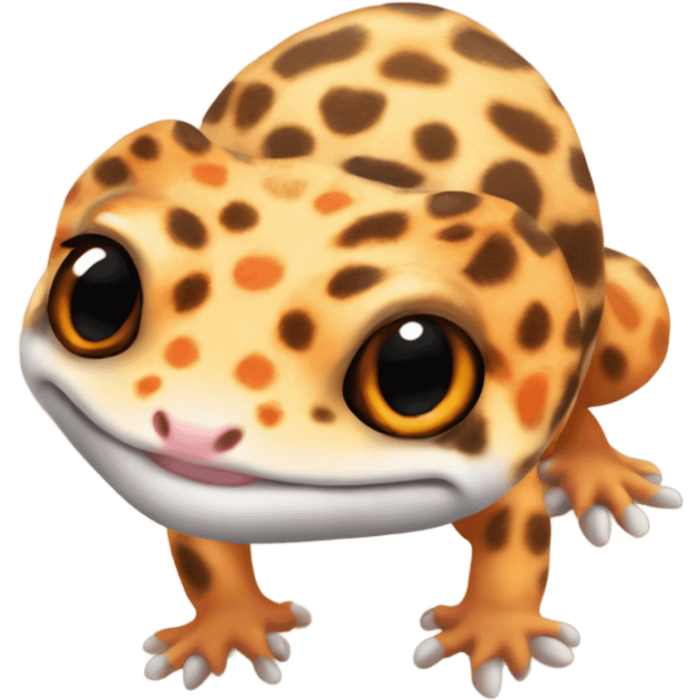 leopard gecko orange  emoji