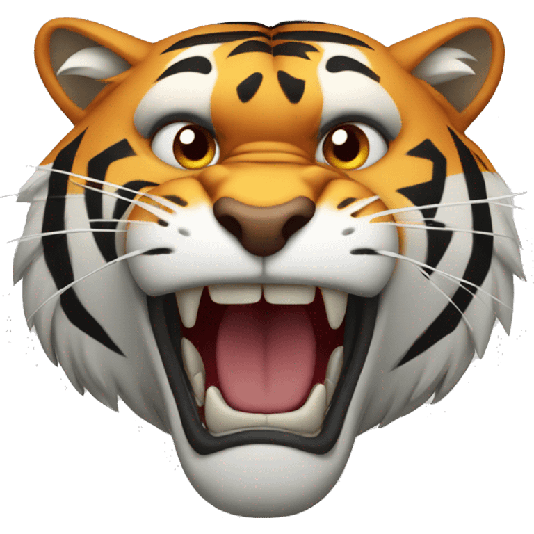 Angry tiger emoji