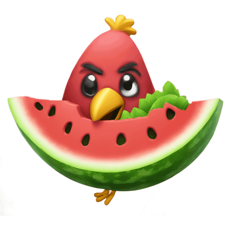 Watermelon chicken  emoji