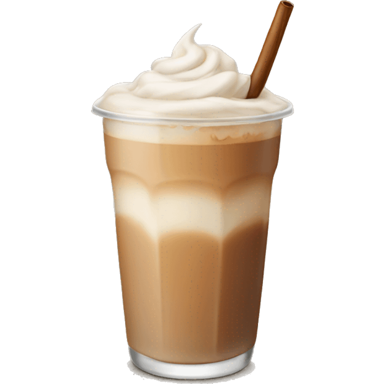 iced chai latte emoji