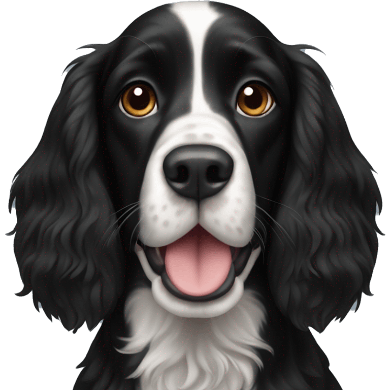 black springer spaniel emoji