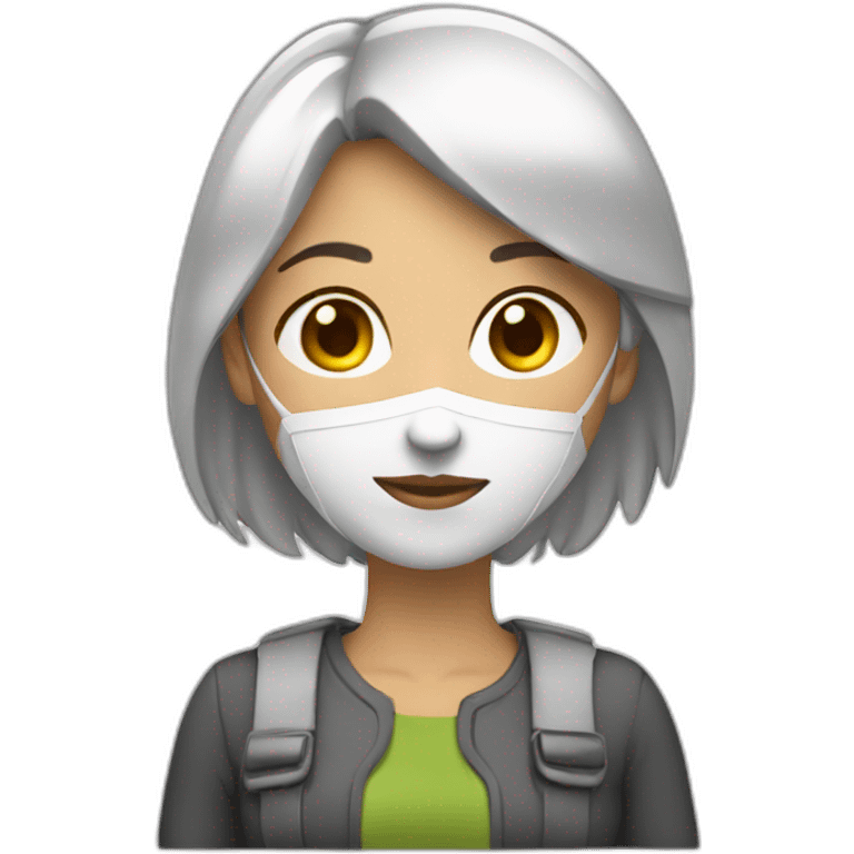 mujer agarrando plata emoji